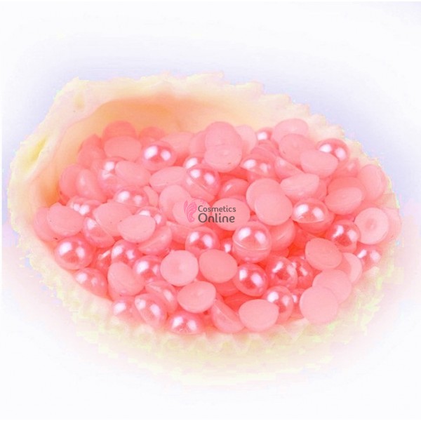 Perlute sidefate de unghii Sweet Pink de 2,5mm - 600 bucati, Cod PPU042